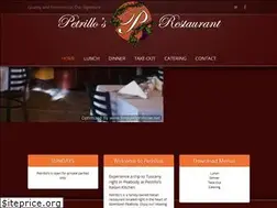 Sites similar to petrillosrestaurant.com