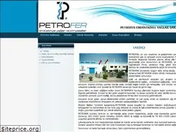 Sites similar to petrofer.com.tr
