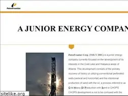 Sites similar to petrofrontier.com