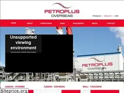 Sites similar to petroplusoverseas.com