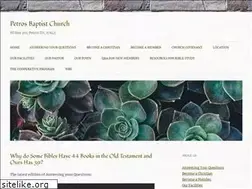 Sites similar to petrosbaptist.wordpress.com