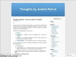 Sites similar to petrutandrei.wordpress.com