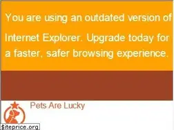 Sites similar to petsarelucky.com