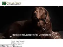 Sites similar to petsatpeace.ca