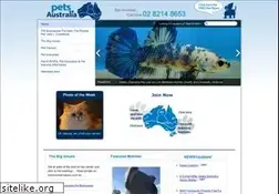 Sites similar to petsaustralia.org