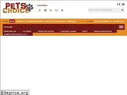 Sites similar to petschoice.it