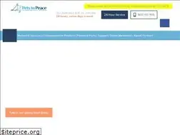 Sites similar to petsinpeace.com.au