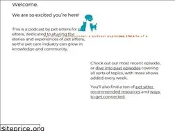 Sites similar to petsitterconfessional.com