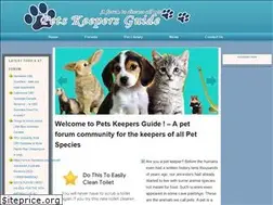 Sites similar to petskeepersguide.com