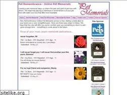 Sites similar to petsremembrance.com
