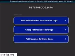 Sites similar to petstopdog.info