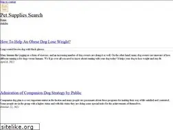 Sites similar to petsuppliessearch.com
