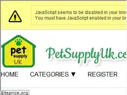 Sites similar to petsupplyuk.com
