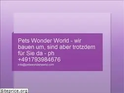 Sites similar to petswonderworld.com