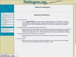 Sites similar to pettingers.org