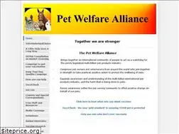Sites similar to petwelfarealliance.org