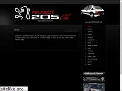 Sites similar to peugeot205club.org