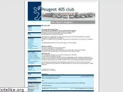 Sites similar to peugeot405club.nl