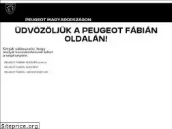Sites similar to peugeotfabian.hu
