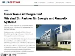 Sites similar to peus-testing.de