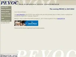 Sites similar to pevoc.org