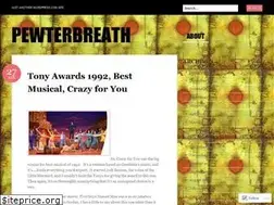 Sites similar to pewterbreath.wordpress.com
