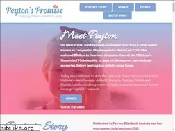 Sites similar to peytonspromise.com