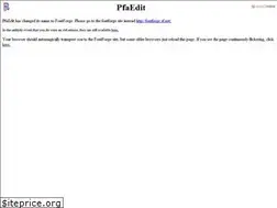 Sites similar to pfaedit.sf.net