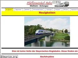 Sites similar to pfaffenwinkelbahn.com