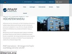 Sites similar to pfaffinternational.com