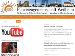 Sites similar to pfarreien-weilheim.de