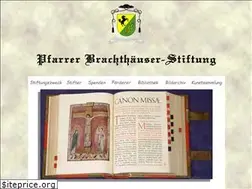 Sites similar to pfarrer-brachthaeuser-stiftung.de