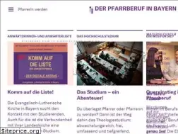 Sites similar to pfarrer-in-bayern.de