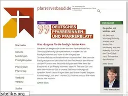 Sites similar to pfarrerverband.de