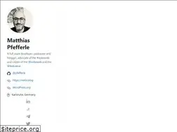 Sites similar to pfefferle.github.io