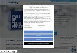Sites similar to pfenning-logistics.com