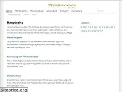 Sites similar to pferde-lexikon.de
