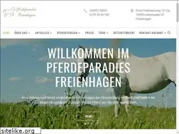 Sites similar to pferdeparadies-freienhagen.de