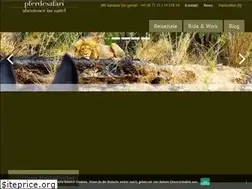 Sites similar to pferdesafari.de