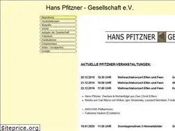 Sites similar to pfitzner-gesellschaft.de