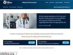 Sites similar to pfizermedicalinformation.ca
