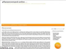 Sites similar to pflanzenversand-online.com
