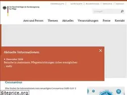 Sites similar to pflegebevollmaechtigter.de