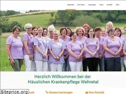 Sites similar to pflegewehretal.de