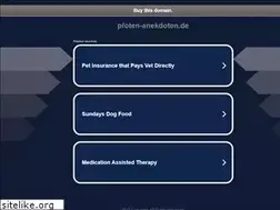 Sites similar to pfoten-anekdoten.de