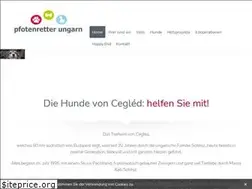 Sites similar to pfotenretterungarn.de
