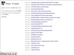 Sites similar to pfrazee.github.io