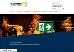 Sites similar to pfrommergmbh.de