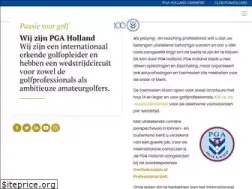 Sites similar to pgaholland.nl