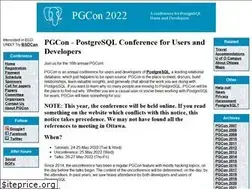 Sites similar to pgcon.org